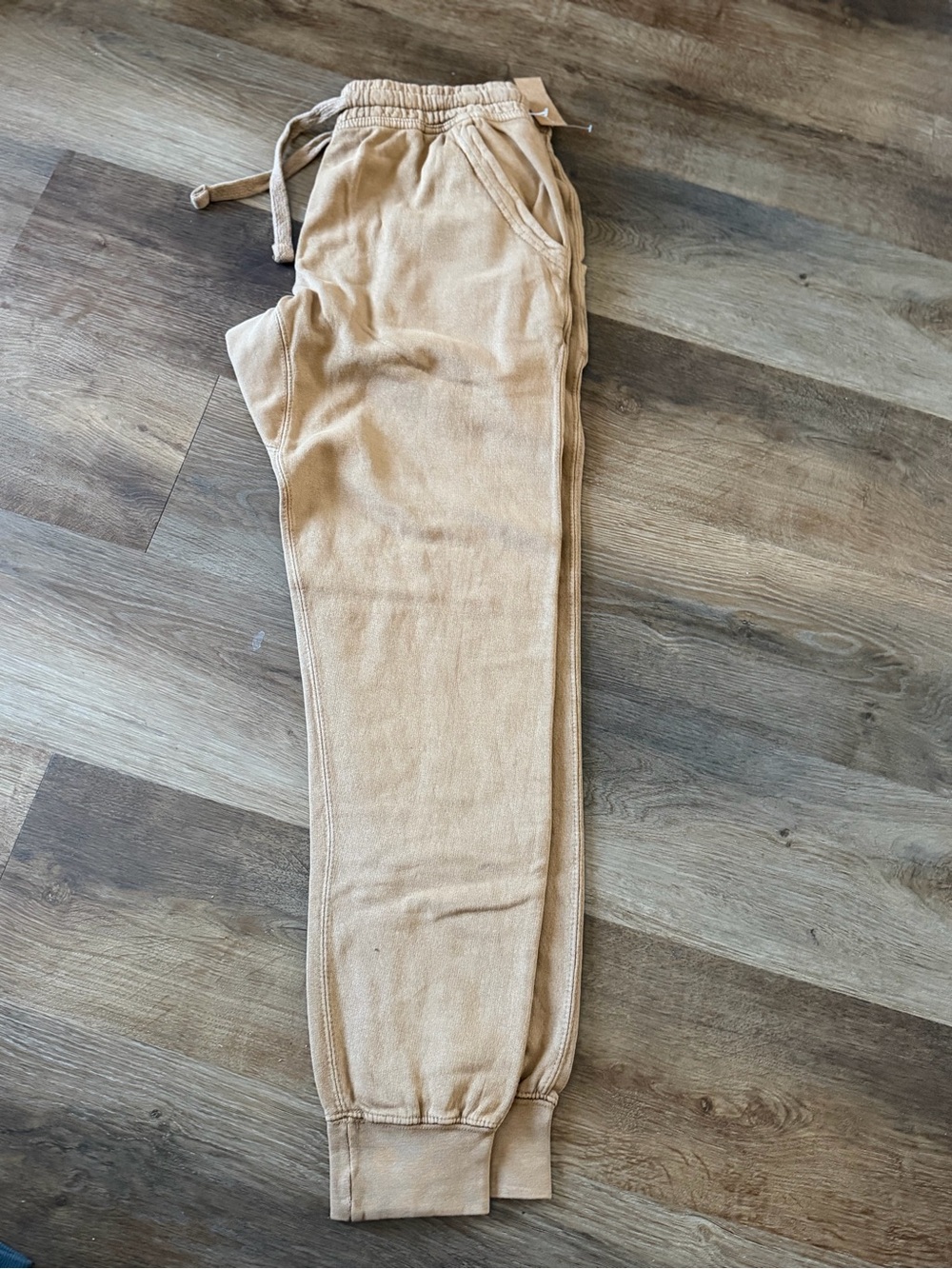Men's Tan Jogger Sweatpants - Casual Comfort